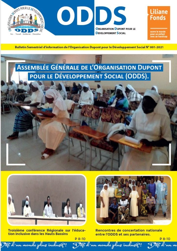 La une du Bulletin n°000 de l'ODDS