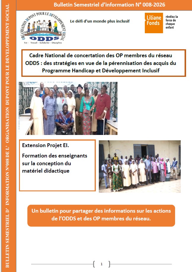La une du Bulletin n&deg;008 de l'ODDS