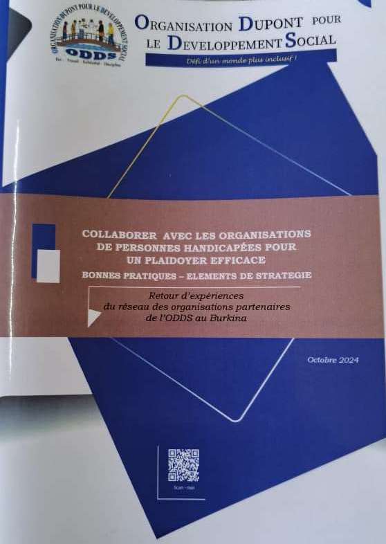 La page de garde du document collaborer avec les OPH pour un plaidoyer efficace 