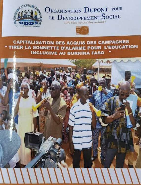 La une du document capitalisation des acquis des campagnes
                                                                                                  tirer la sonnette d'alarme pour l'eacute;ducation inclusive au Burkina Faso 