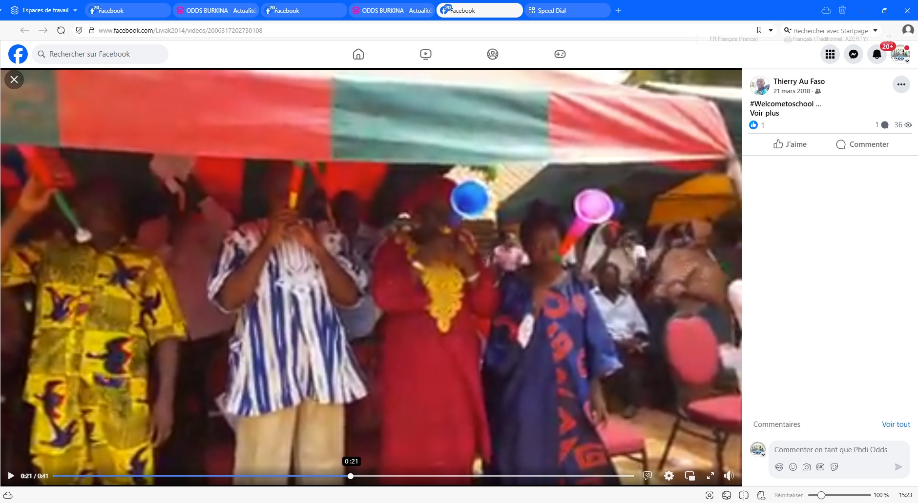 Photo de la minute de bruit